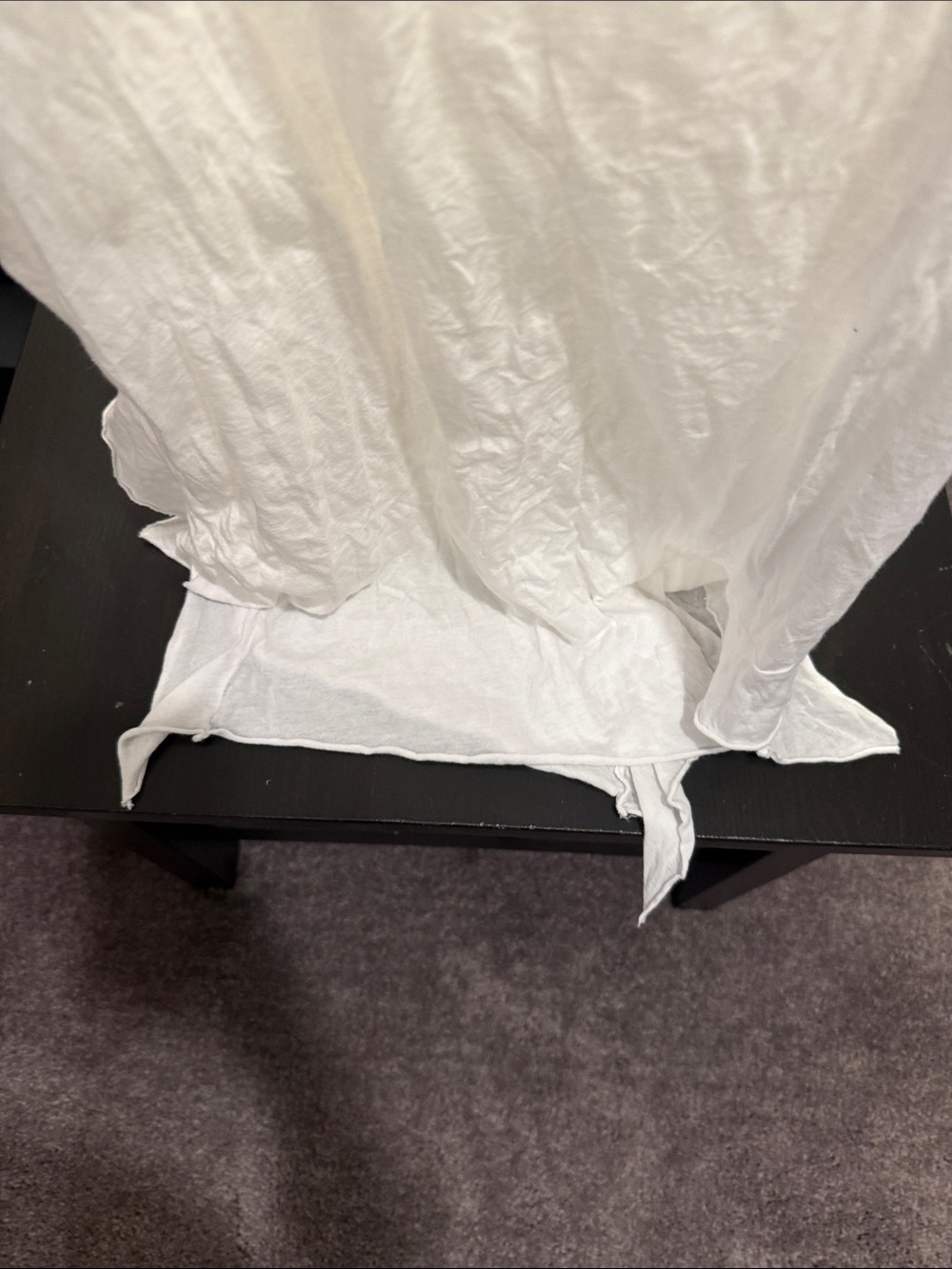 Splendid White Ruffle Hem Tank - Picture 4 of 4
